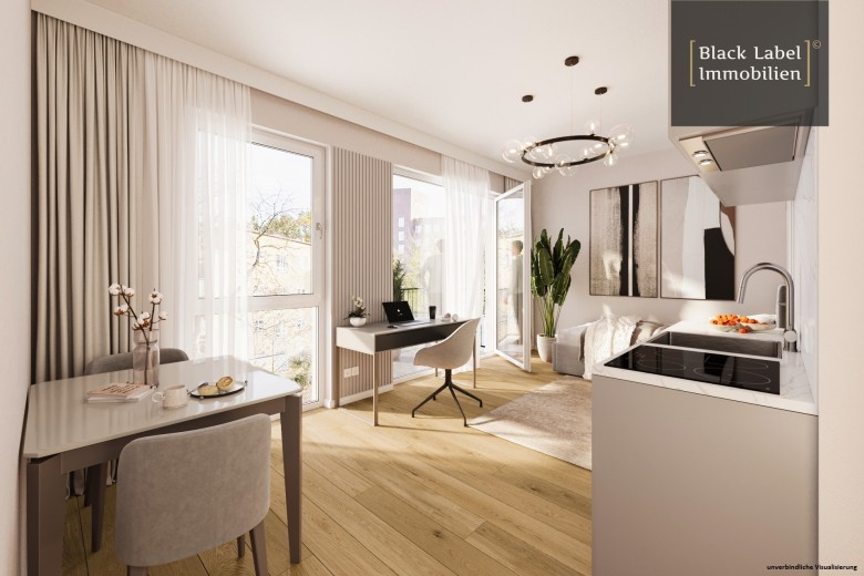 Barrierefreies Apartment mit Westbalkon